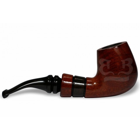 Cachimbo New Rose Curvo (Filtro Permanente) Piteira Chifre - 0150 VER